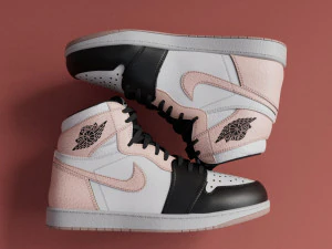 AirJordan 1 Retro HighOG Color Pink Girl 3D Model