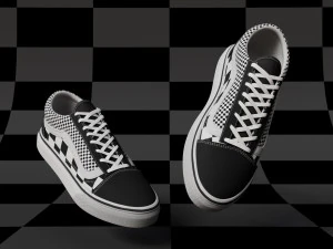 VansOldSkool CheckerChiliPepper CG Textures