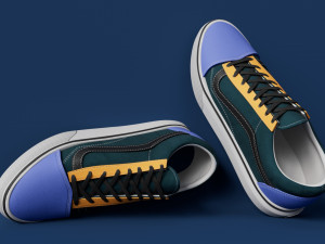 Vans OldSkool Mix Match Model 3D 모델