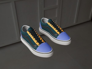 Vans OldSkool Mix Match Model 3D 모델