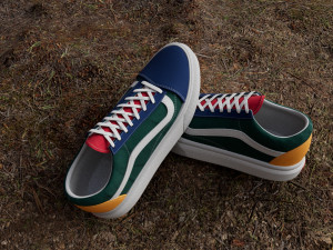 Shose Vans OldSkool YACHTCLUB Modèle 3D