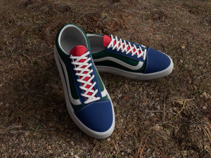 Shose Vans OldSkool YACHTCLUB Modèle 3D
