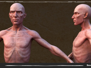 Stylized SlaveMan Anatomy Game 3D Model