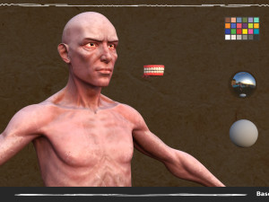 Stylized SlaveMan Anatomy Game 3D Model