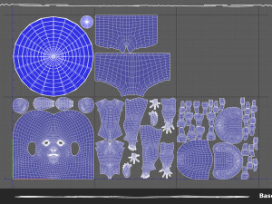 Stylized SlaveMan Anatomy Game 3D Model