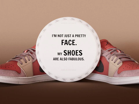 Air Jordan 1 Retro Canyon Rust D&uuml;ş&uuml;k Poli 3D Model