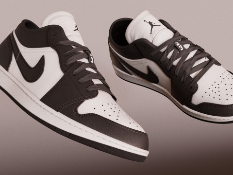 Nike Jordan Low Panda 3D Model
