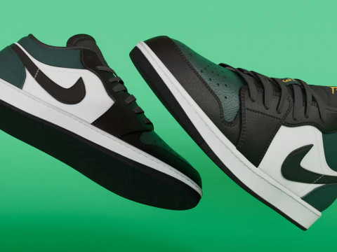 Shoes Nike Jodan Low GreenToe Model 3D 3D Model