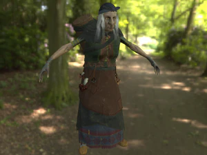 baba yaga 3D Model