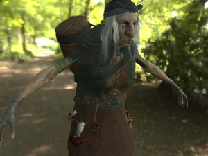 baba yaga 3D Model