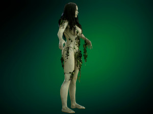 drowned woman 3D Model