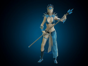 the snow queen 3D Model