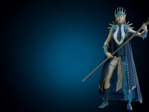 the snow queen 3D Model