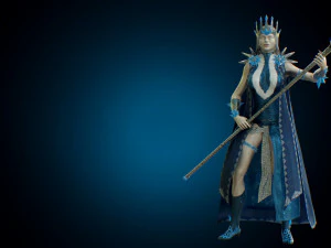 the snow queen 3D Model
