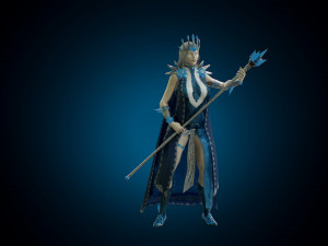the snow queen 3D Model