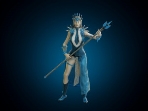 the snow queen 3D Model