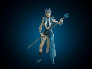 the snow queen 3D Model