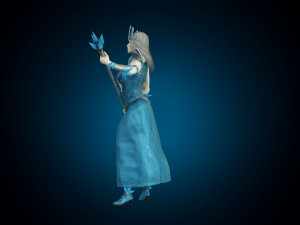 the snow queen 3D Model