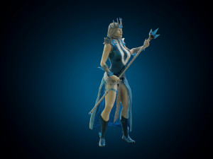 the snow queen 3D Model