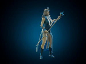 the snow queen 3D Model