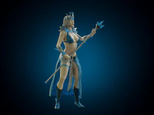 the snow queen 3D Model