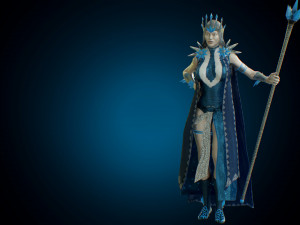 the snow queen 3D Model