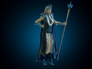 the snow queen 3D Model