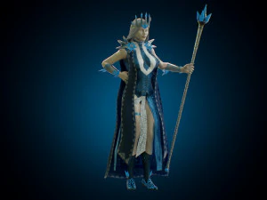 the snow queen 3D Model