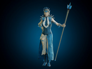 the snow queen 3D Model