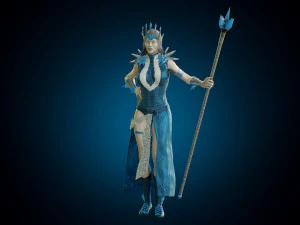the snow queen 3D Model