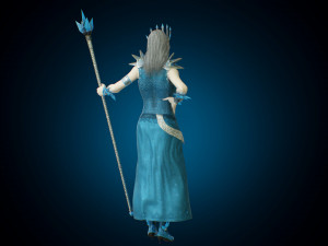 the snow queen 3D Model