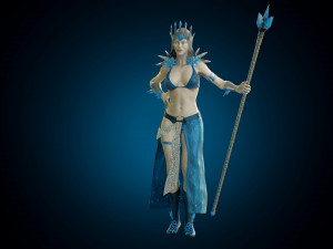 the snow queen 3D Model