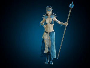 the snow queen 3D Model