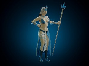 the snow queen 3D Model