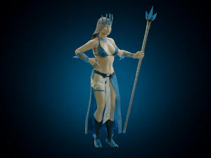 the snow queen 3D Model