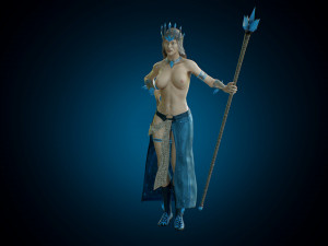 the snow queen 3D Model