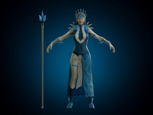 the snow queen 3D Model
