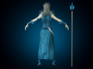 the snow queen 3D Model