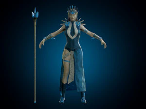 the snow queen 3D Model