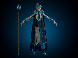 the snow queen 3D Model