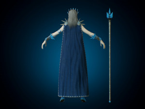 the snow queen 3D Model