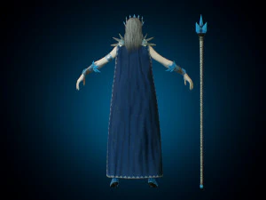 the snow queen 3D Model