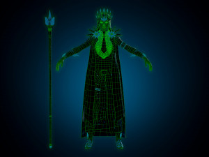 the snow queen 3D Model