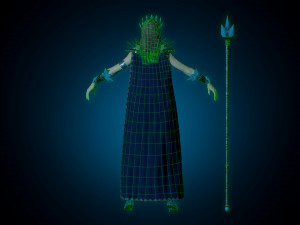 the snow queen 3D Model