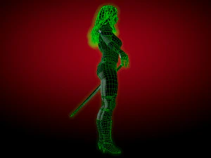 huntress 3D Model