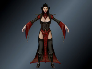 vampire Model 3D