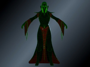 vampire Model 3D