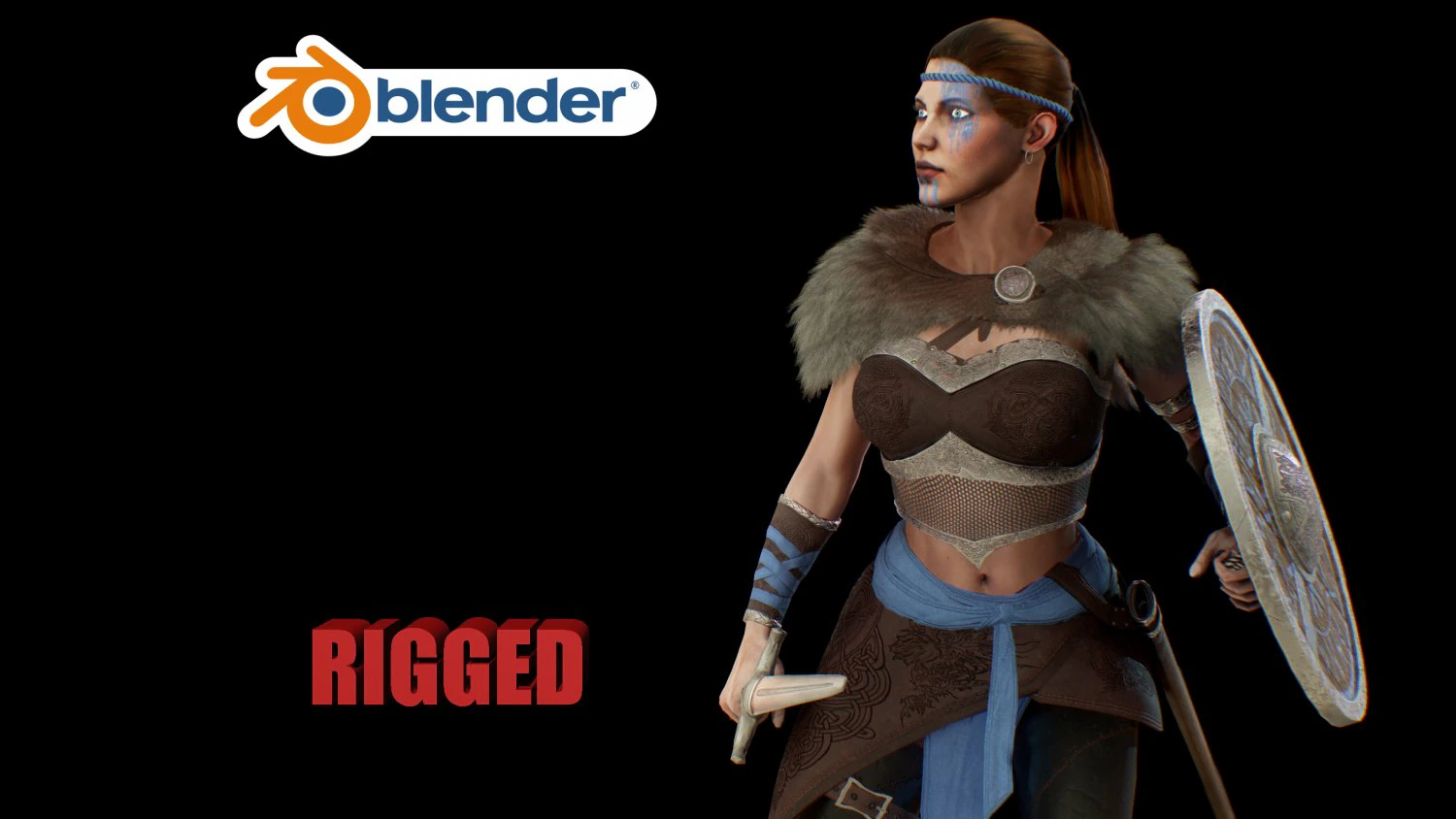 viking 3D Model .c4d .max .obj .3ds .fbx .stl .blend 