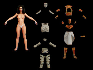 cleopatra Model 3D