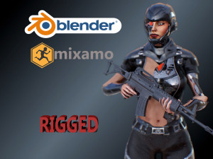 cyberpunk 3D Model